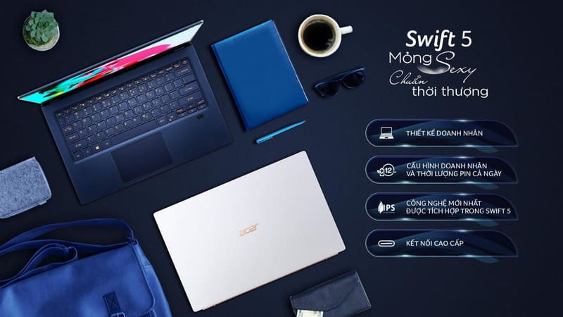Laptop hiện đại Swift 5 SF514