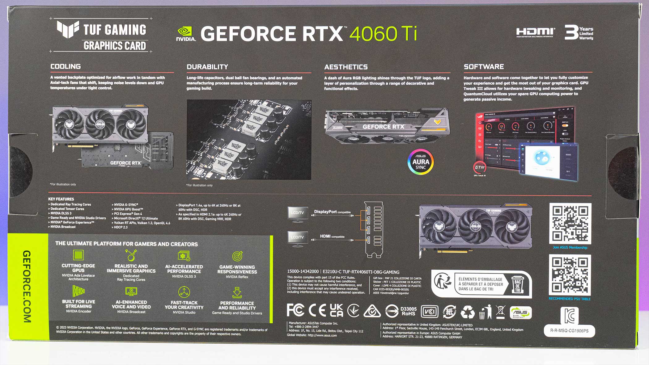 Đánh giá Card đồ họa ASUS TUF GAMING GeForce RTX 4060 Ti - Phần 1: Unbox & Đánh giá nhanh