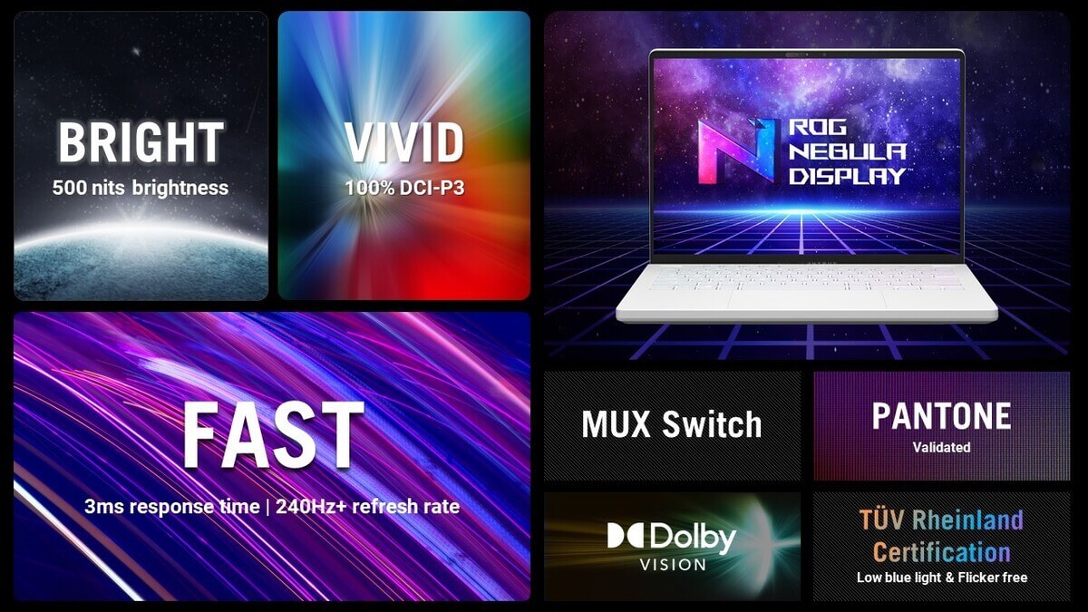 ROG Nebula Display - chuẩn mực màn hình laptop gaming