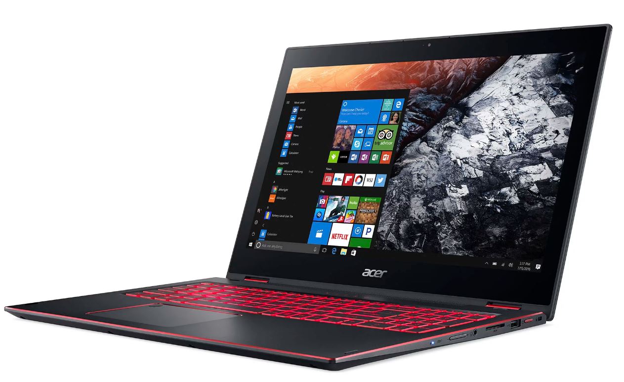 Nitro 5 Spin - Laptop gaming cao cấp màn hình cảm ứng xoay lật 360 độ