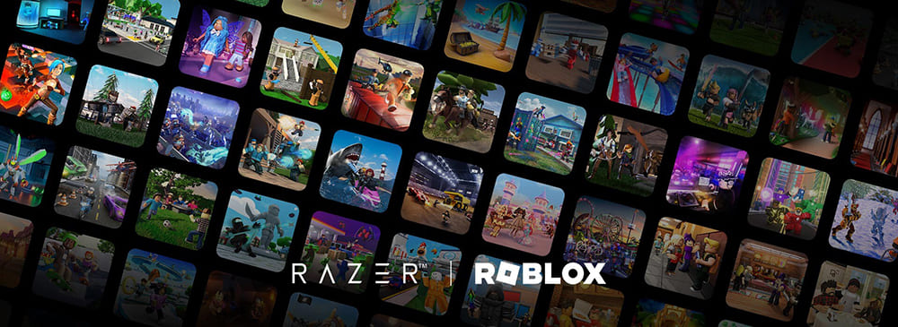 bộ sản phẩm gaming gear Razer x Roblox