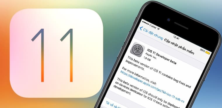  Apple chính thức ra mắt phiên bản iOS 11 beta 