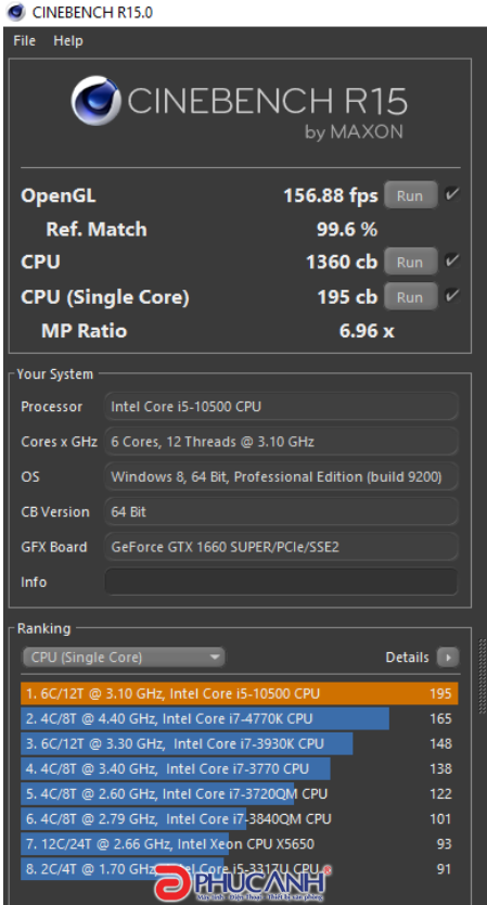 Intel Core I5 10500