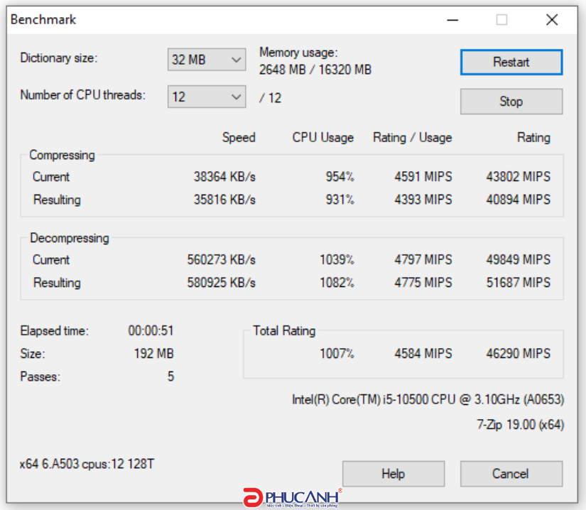 Intel Core I5 10500