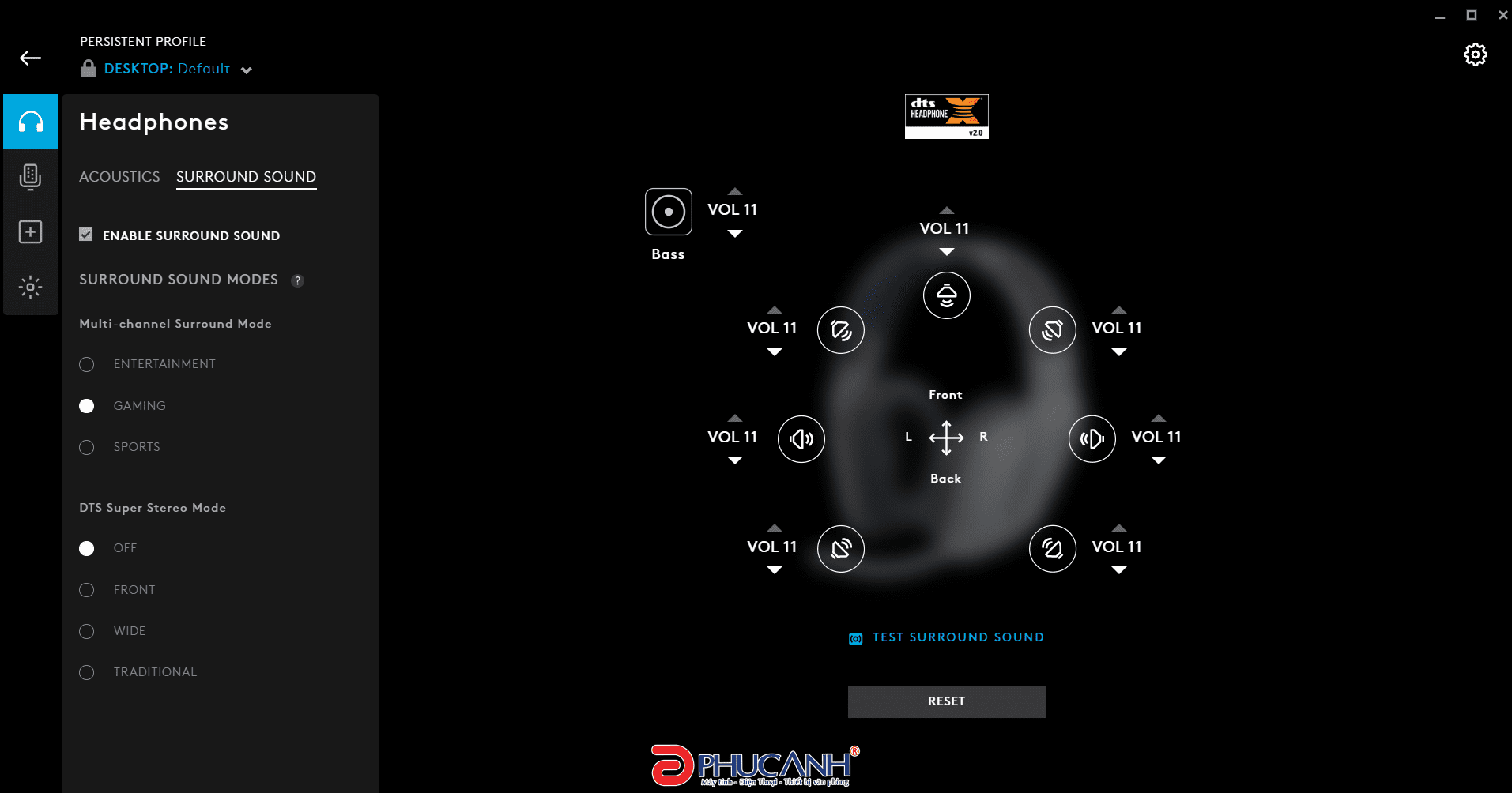 tai nghe không dây Logitech G733