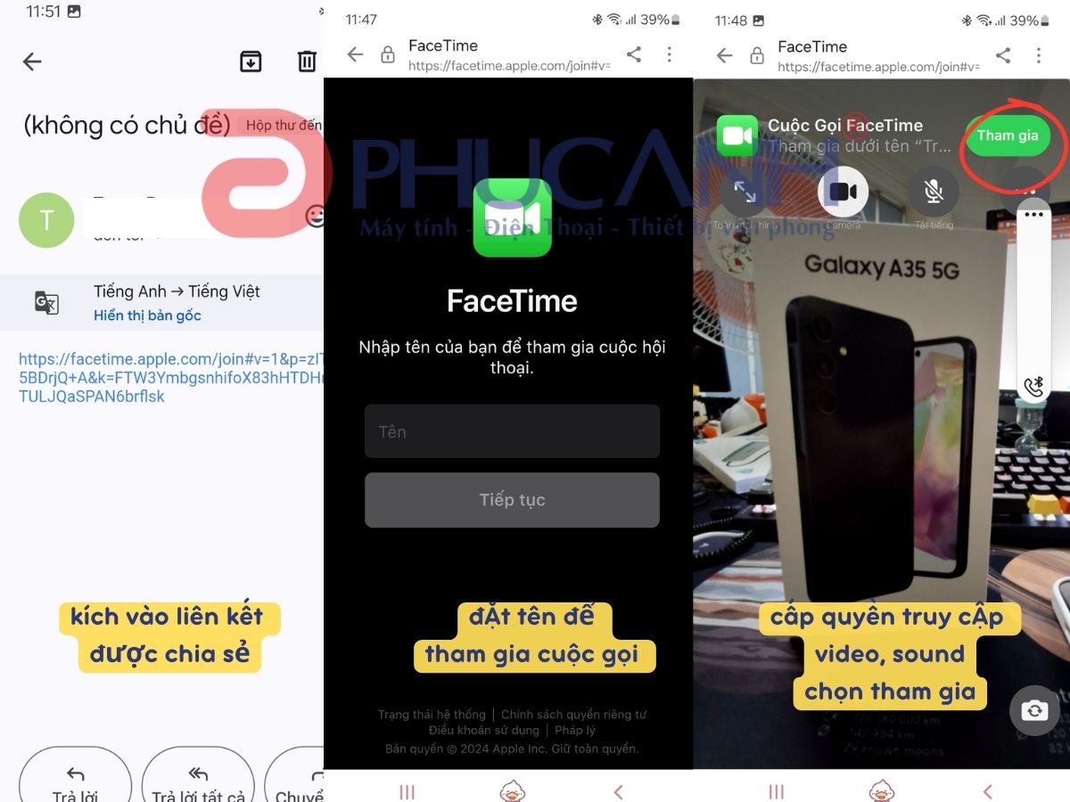Hướng dẫn cách gọi Facetime cho Android hay Windows