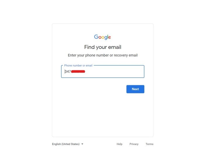 Khôi phục tài khoản Gmail khi quên mật khẩu và email