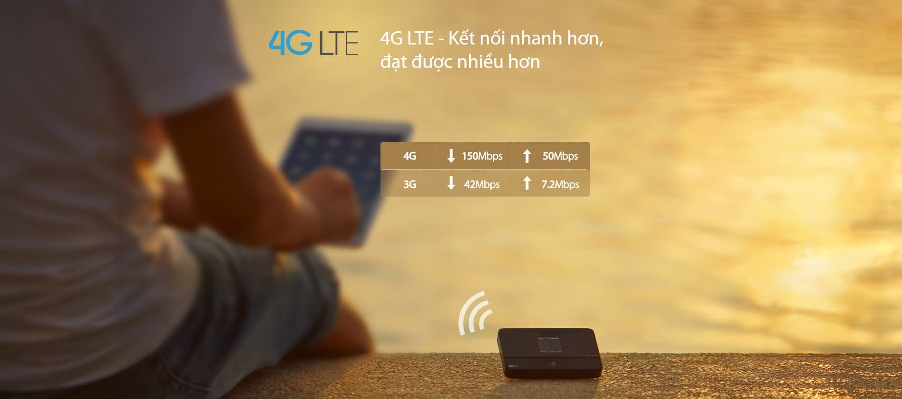 Các tính năng hấp dẫn khi sử dụng bộ phát 4G so với 3G