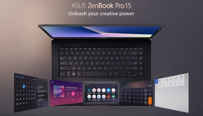 Hai mẫu laptop được Asus trang bị tính năng ScreenPad