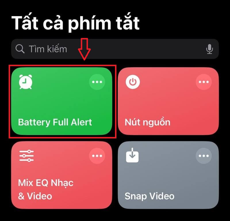 cách thiết lập thông báo khi đầy pin cho iPhone