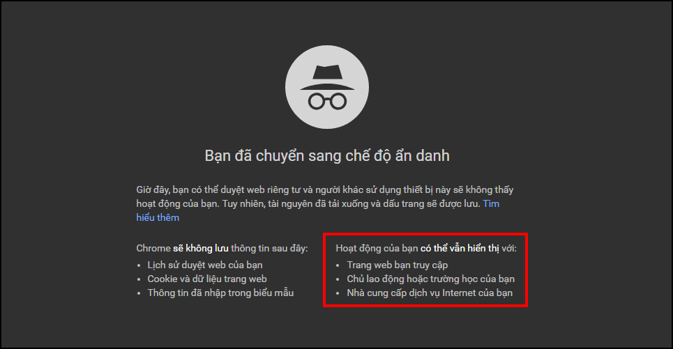 Những Điều Bạn Chưa Biết Về Chế Độ Duyệt Web Ẩn Danh Trên Google Chrome