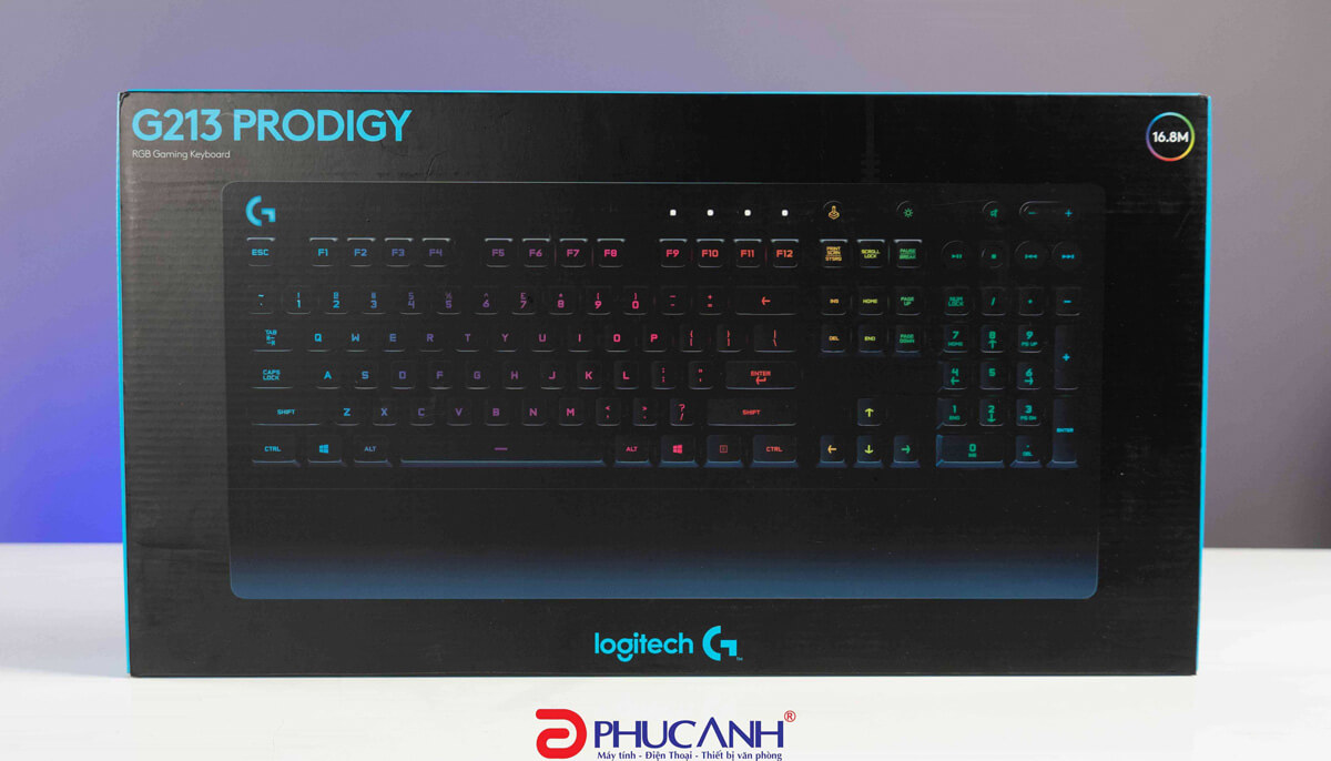 Bàn phím cơ Logitech G213 Prodigy RGB Gaming