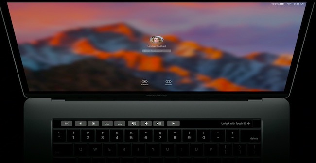 Apple ra mắt MacBook Pro 2016 siêu mỏng nhẹ với thanh cảm ứng đa chức năng