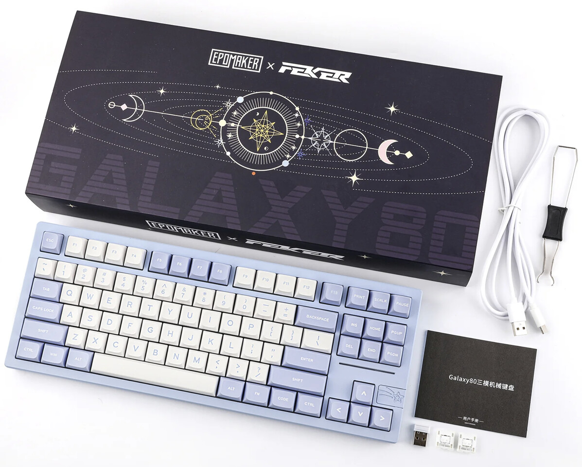 bàn phím cơ Epomaker x Feker Galaxy80