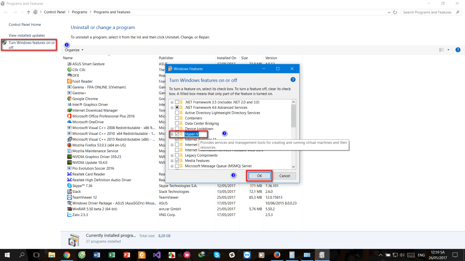 Hướng dẫn sử dụng máy ảo trên Windows 10 không cần đến phần mềm khác