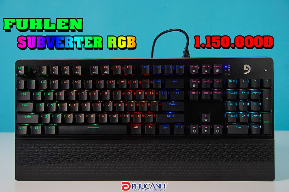 Review bàn phím cơ Fuhlen Subverter RGB