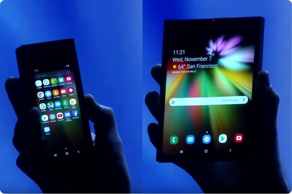Smartphone màn hình gập của samsung sẽ có giá lên tới 2500 USD