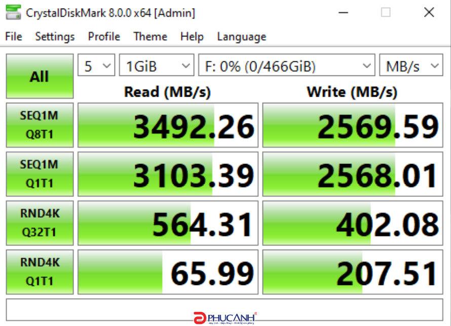 đánh giá SSD Kingston KC2500