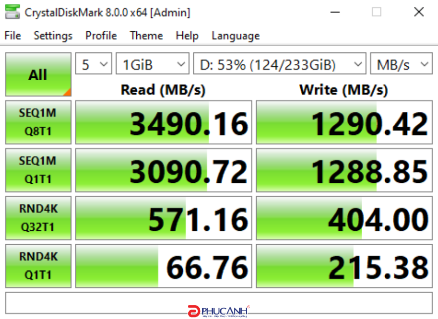 đánh giá SSD Kingston KC2500