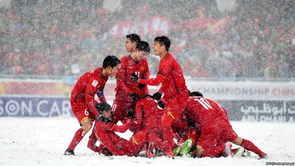 Đội tuyển U23 Việt Nam được Sony tặng thưởng 3.5 tỷ đồng tại giải vô địch bóng đá U23 châu Á 2018