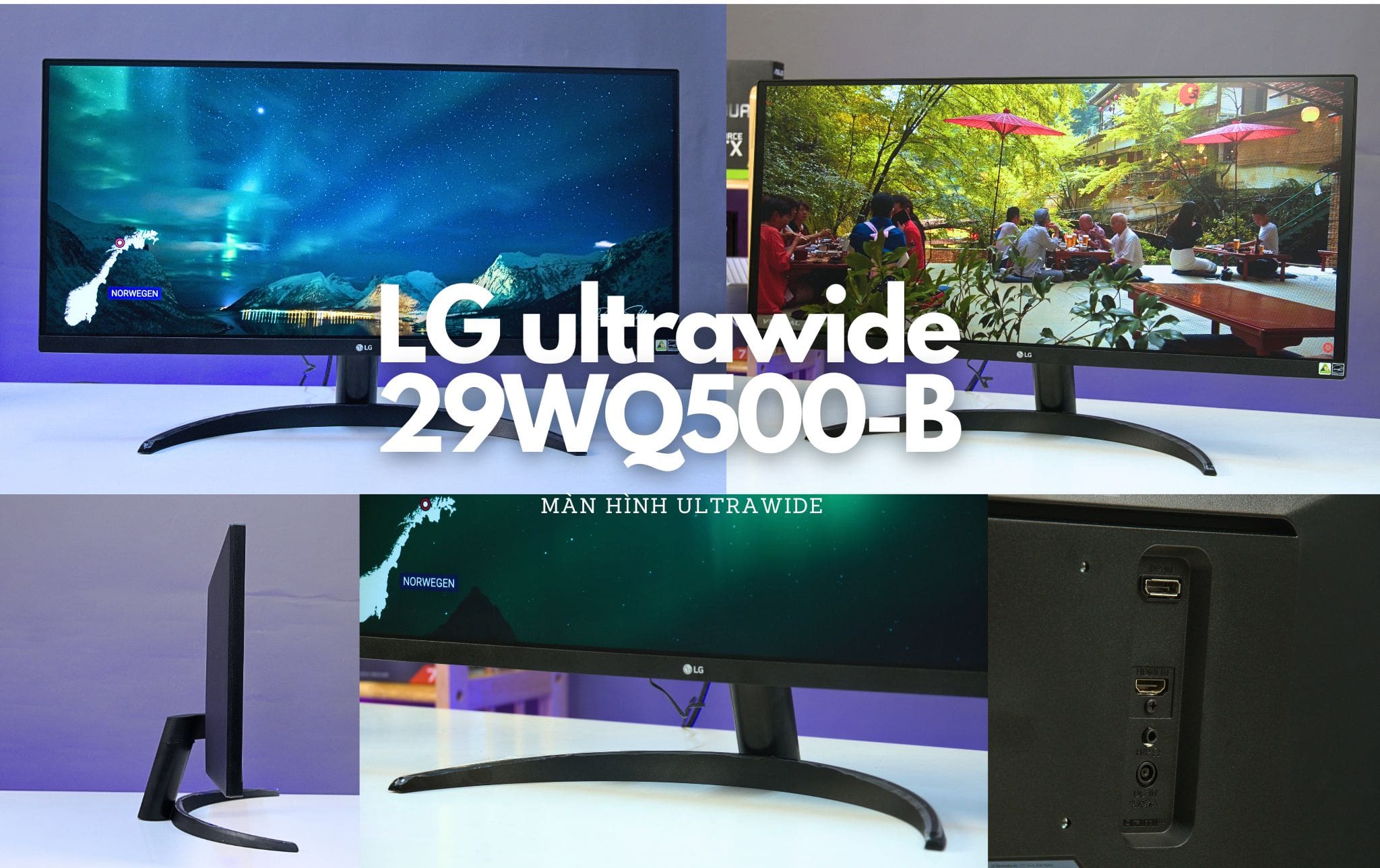 LG ultrawide 29WQ500-B 