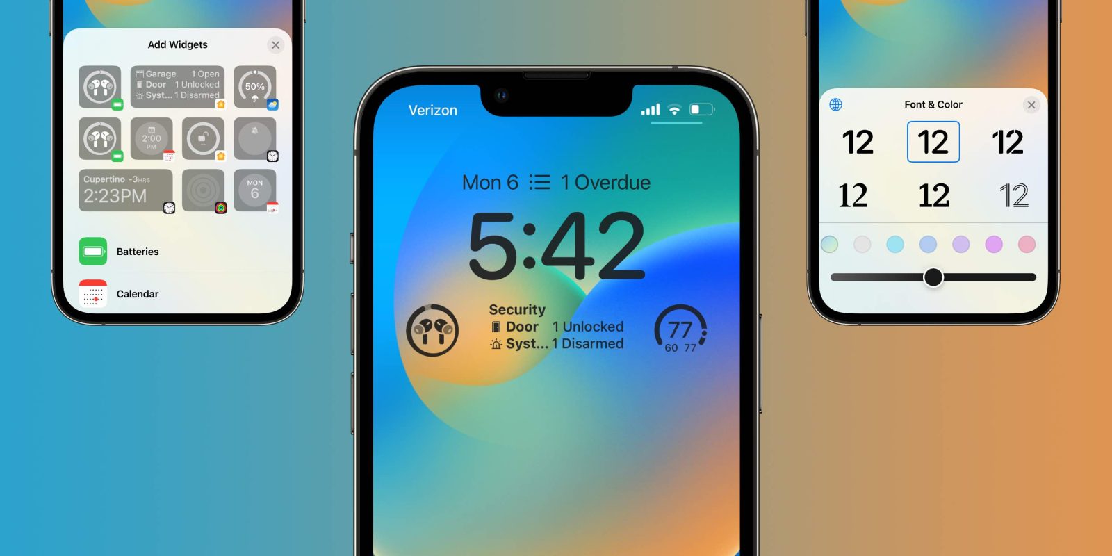 Các ứng dụng hỗ trợ thêm widget vào màn hình khóa trên iOS 16