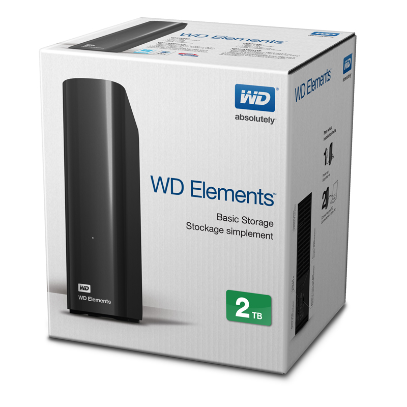 Ổ cứng di động Western Digital Element 2Tb 3.5Inch USB3.0