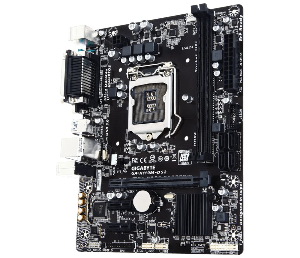 Main Gigabyte H110M-DS2 (Chipset Intel H110/ Socket LGA1151/ VGA onboard)