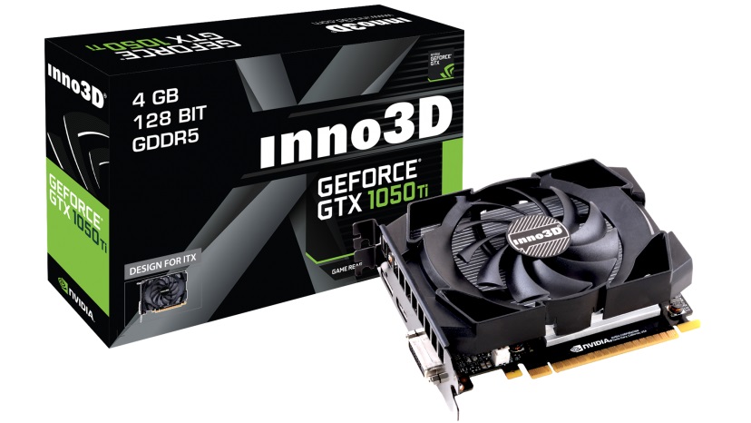 Card màn hình Inno3D GTX1050Ti Compact 4G