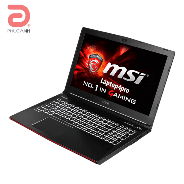 Laptop MSI GP62MVR 6RF 266XVN (Black)