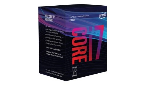CPU Intel Core i7 8700K (Up to 4.70Ghz/ 12Mb cache) 