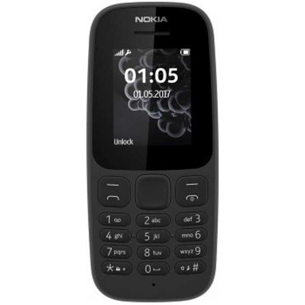 Nokia N105 Dual Sim 2017 (Black)