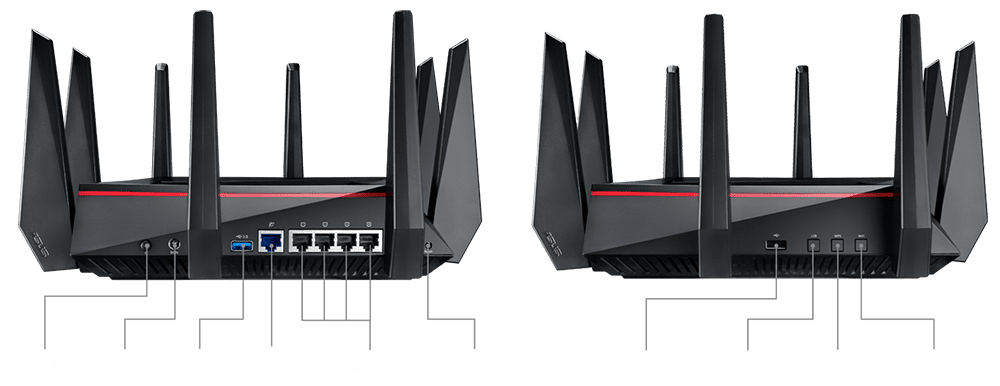 Bộ phát wifi Asus RT-AC5300 5300Mbps 80 user