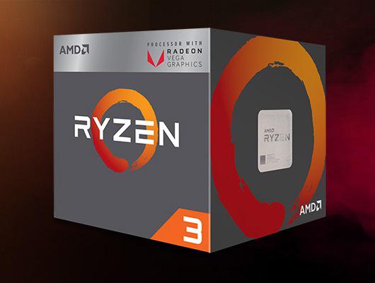 AMD Ryzen 3 2200G (Up to 3.7Ghz/ 6Mb cache)