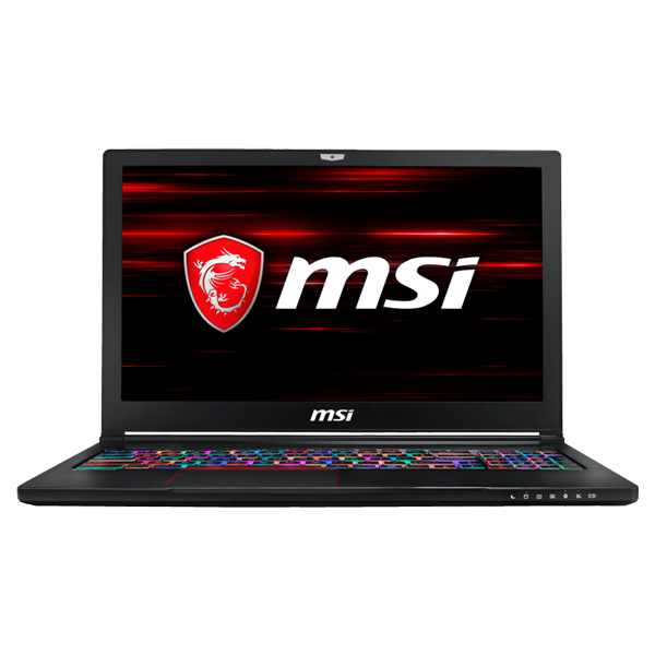 Laptop MSI GS63 Stealth 8RE-Thin 208VN (Black)- Coffeelake